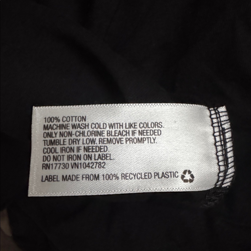 Lot of 2 Ava & Viv V-Neck Short Sleeve T-Shirt Size 1X Black and Lt Brown NWT - Picture 6 of 6